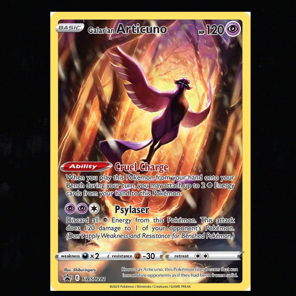 Galarian Articuno - SWSH282 - SWSH: Sword & Shield Promo Cards NM-M