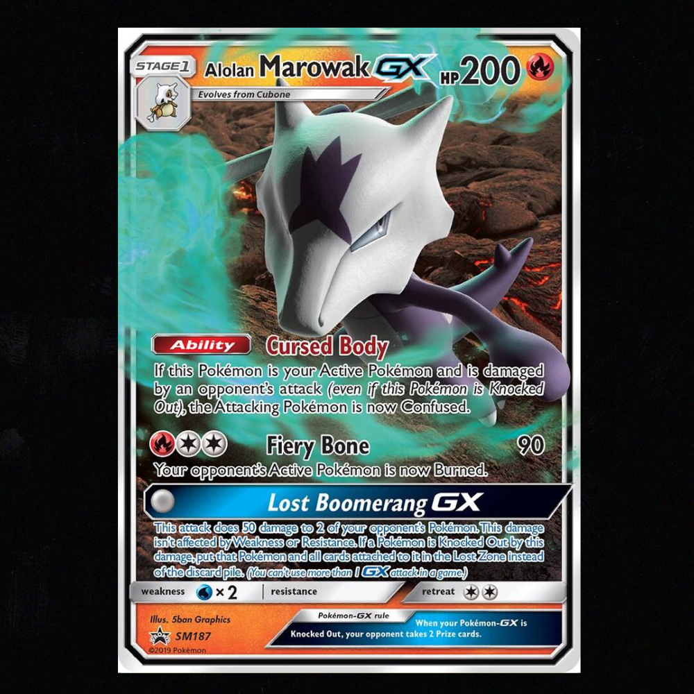 Alolan Marowak GX - SM187 - SM Promos NM-M