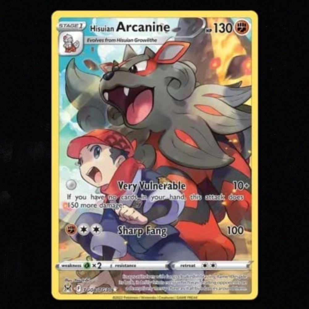 Hisuian Arcanine #TG08 Pokemon Lost Origin NM-M