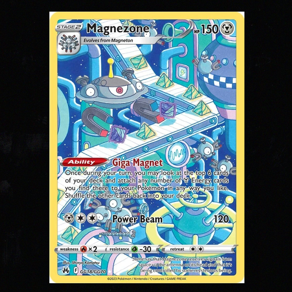 Magnezone #GG18 Pokemon Crown Zenith NM-M