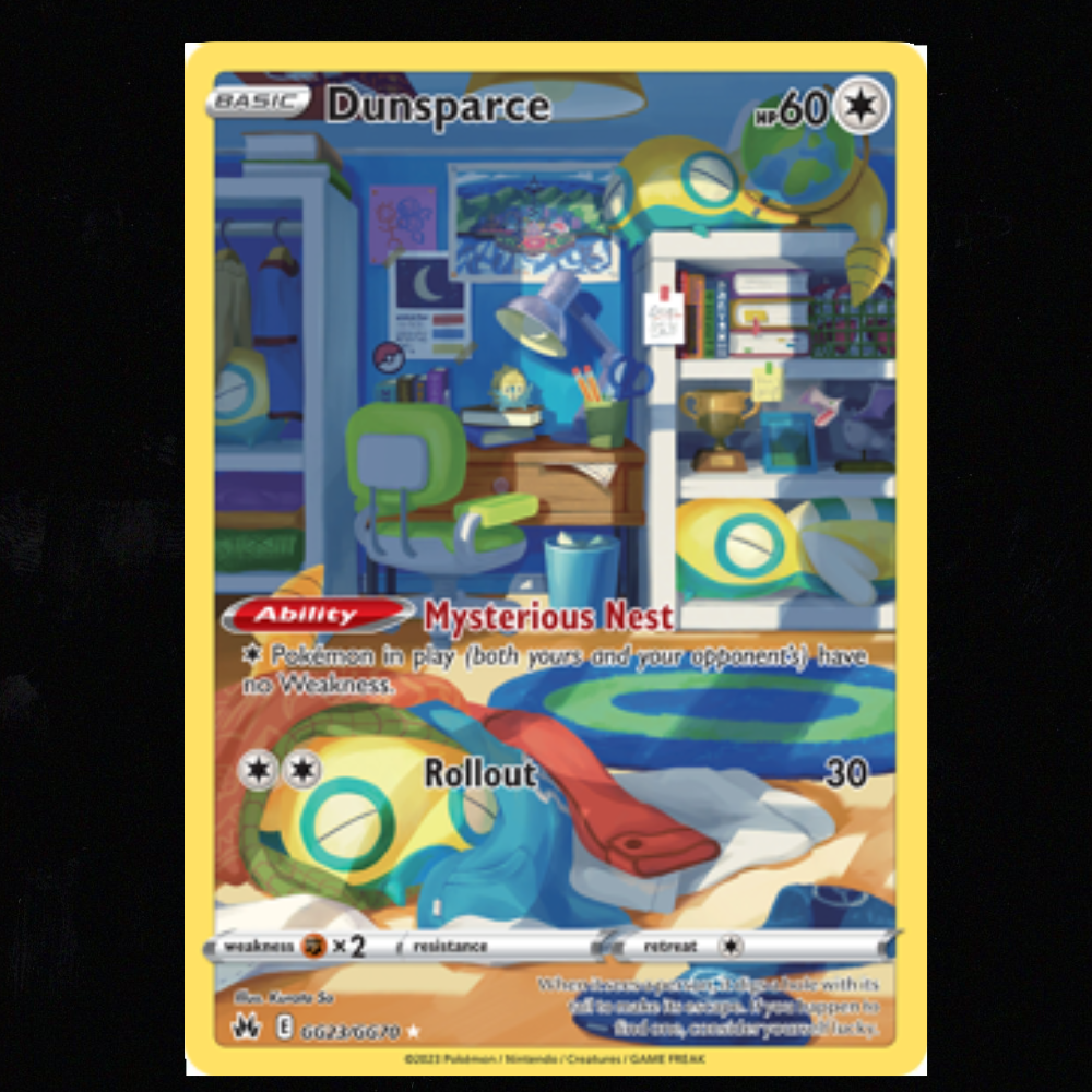 Dunsparce #GG23 Pokemon Crown Zenith NM-M