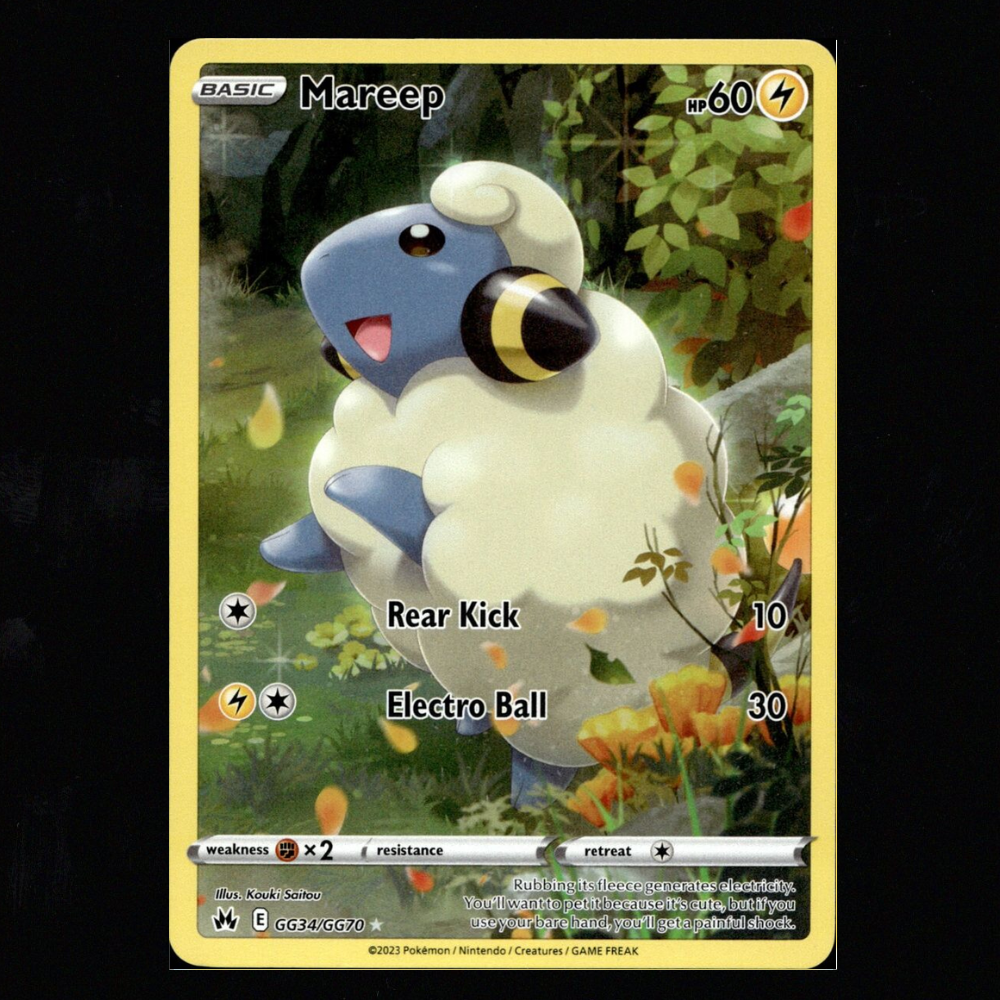 Mareep #GG34 Pokemon Crown Zenith NM-M