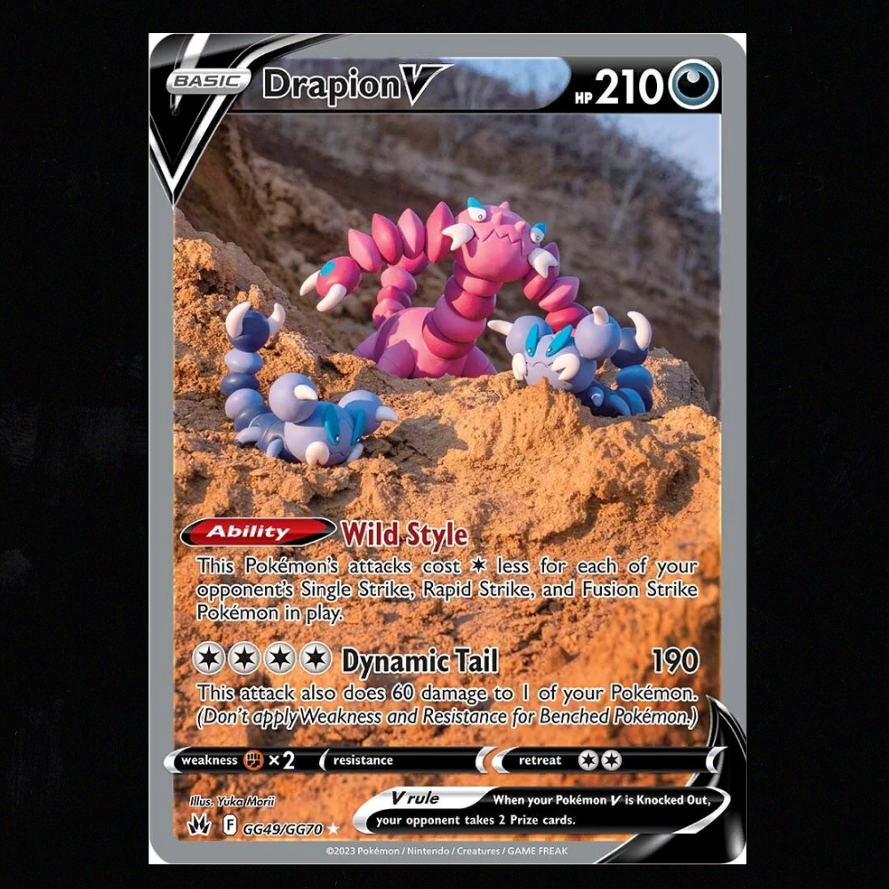 Drapion V #GG49 Pokemon Crown Zenith NM-M