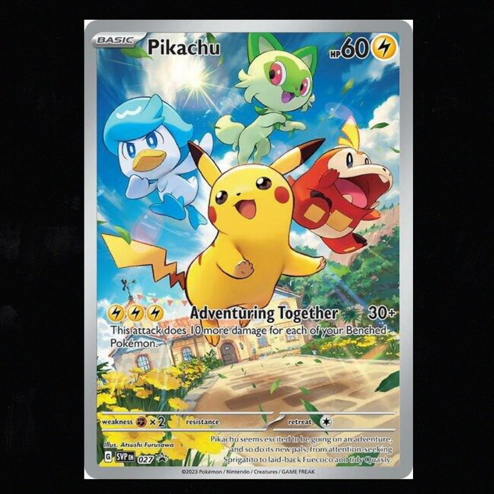 Pikachu - 027 - SV: Scarlet & Violet Promo Cards NM-M (Sealed)