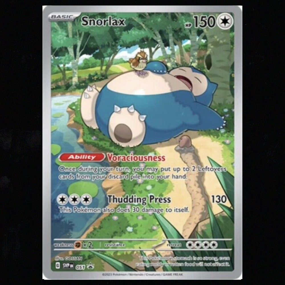 Snorlax - 051 - SV: Scarlet & Violet Promo Cards NM-M