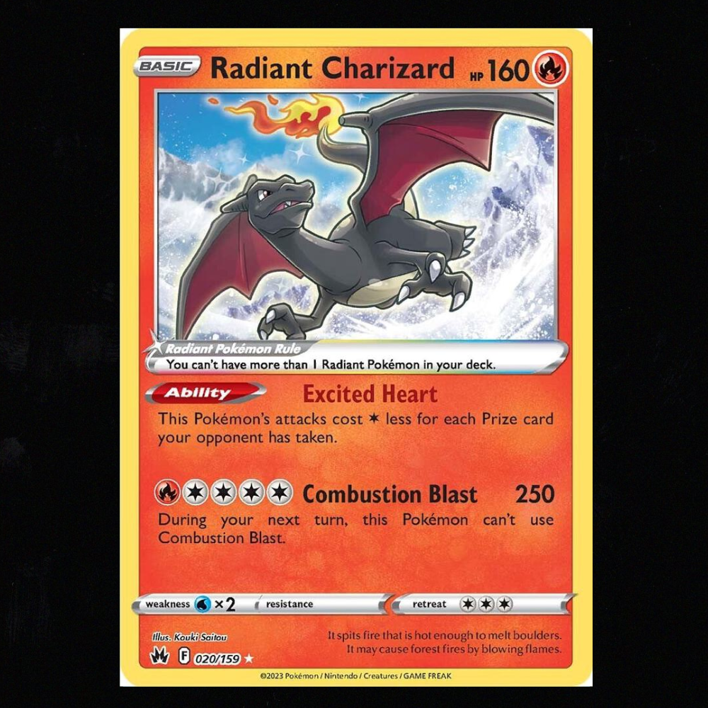 Radiant Charizard - Crown Zenith 020/159 NM-M