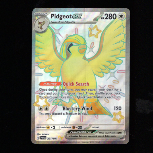 Pidgeot ex - SV: Paldean Fates 221/092  NM-M