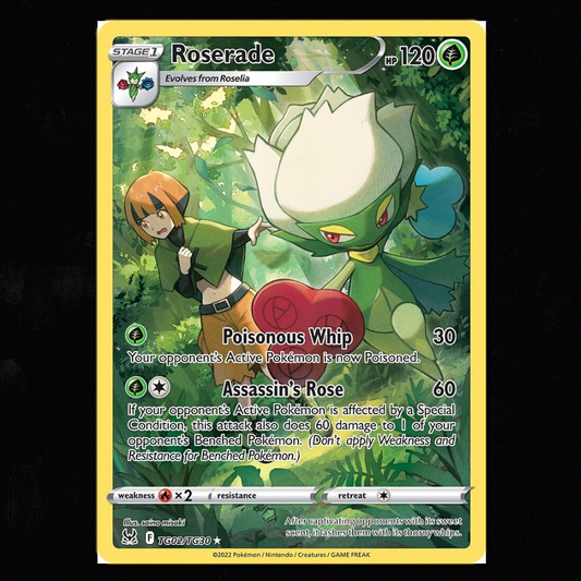 Roserade #TG02 Pokemon Lost Origin NM-M
