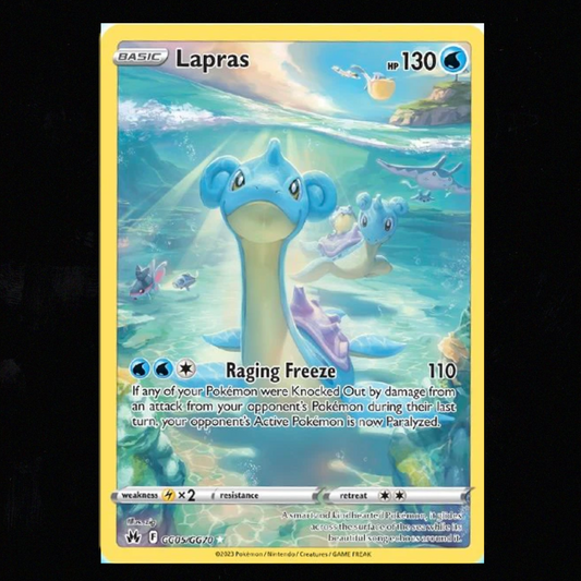 Lapras #GG05 Pokemon Crown Zenith NM-M
